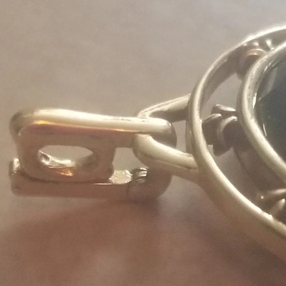 RARE LE LUXURY MONICA RICH KOSANN FLEUR DE LIS QUARTZ 18K CHARM PENDANT ENHANCER
